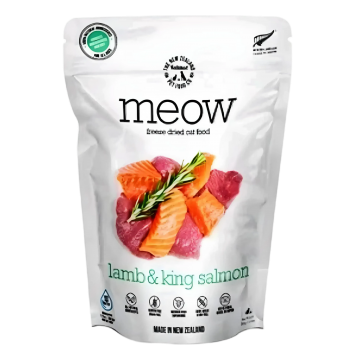 Meow Dry Food Freeze Dried Raw Lamb & King Salmon 280g